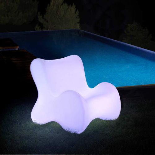 Chauffeuse design originale - PAL - VONDOM - in polietilene / in polietilene / grigia