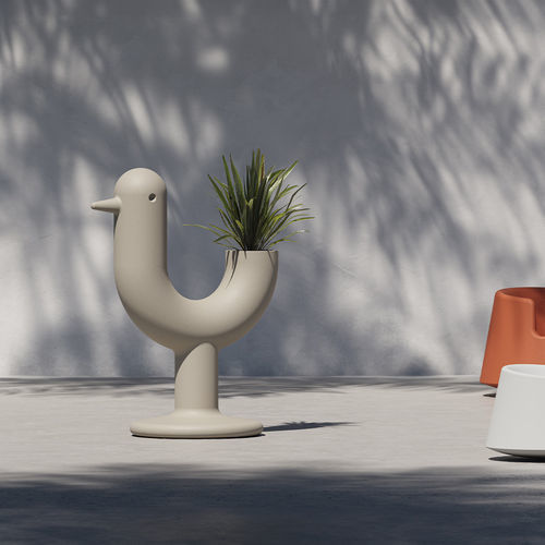 Vaso da giardino in polietilene - PEACOCK - VONDOM - luminoso / per uso residenziale / di Eero Aarnio
