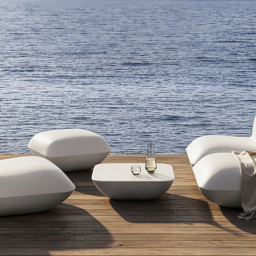 Pouf contemporaneo - PILLOW - VONDOM - in polietilene / quadrato / luminoso a LED