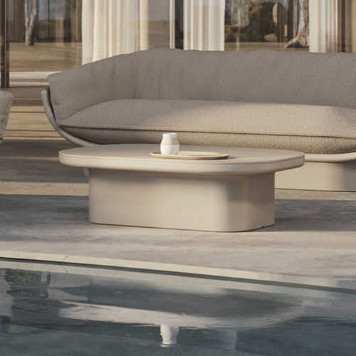Tavolino basso contemporaneo - Luna  - VONDOM - in polietilene / con base in polietilene / rettangolare