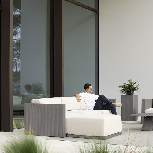 Divano modulare - GATSBY - VONDOM - contemporaneo / da esterno / in tessuto