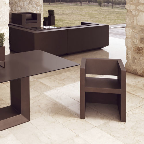 Sedia contemporanea - VELA - VONDOM - da interno / da esterno / in polietilene