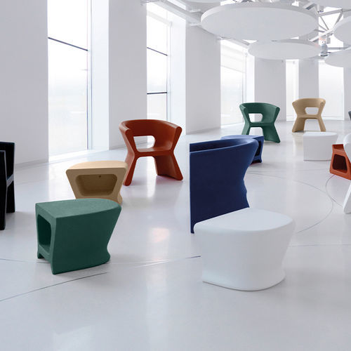Sgabello contemporaneo - PAL   - VONDOM - in polietilene / con base in polietilene / luminoso a LED