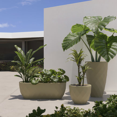 Fioriera in polietilene - VASES - VONDOM - ovale / 100% riciclabile / luminosa