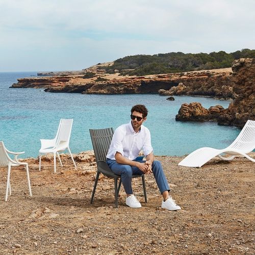 Poltrona contemporanea - IBIZA  - VONDOM - in polipropilene / in polipropilene / con cuscino rimovibile