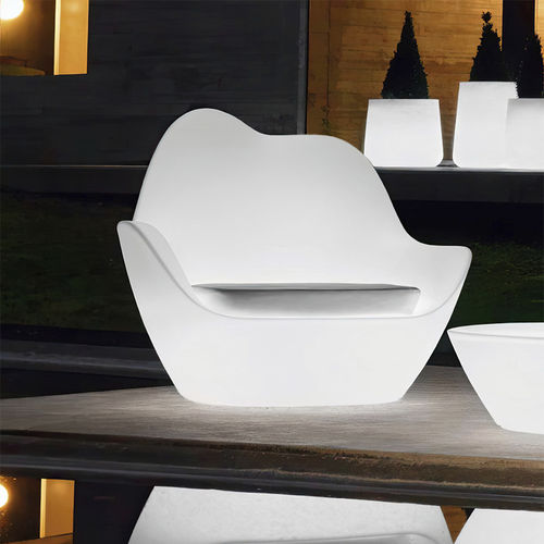 Poltrona design originale - SABINAS - VONDOM - in tessuto / in polietilene / luminosa a LED