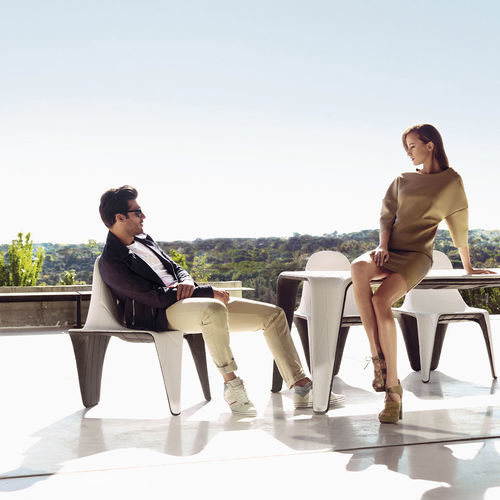 Sedia da giardino design originale - F3  - VONDOM - da interno / da esterno / in polietilene