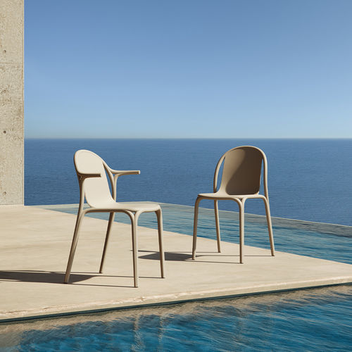 Sedia da giardino contemporanea - BROOKLYN - VONDOM - da interno / da esterno / in polipropilene