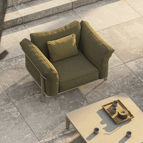 Poltrona contemporanea - Pasadena - VONDOM - in tessuto / in metallo / con cuscino rimovibile