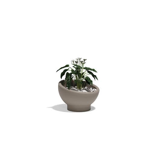 Fioriera in polietilene - LUNA PLANTERS - VONDOM - circolare / resistente agli UV / resiste alle intemperie