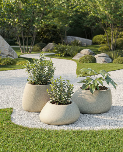 Fioriera in polietilene - STONES - VONDOM - 100% riciclabile / in altezza / luminosa