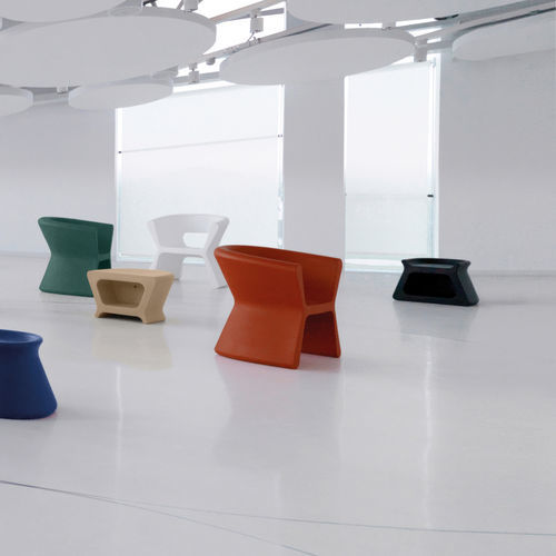 Sedia contemporanea - PAL   - VONDOM - da esterno / da interno / in polietilene