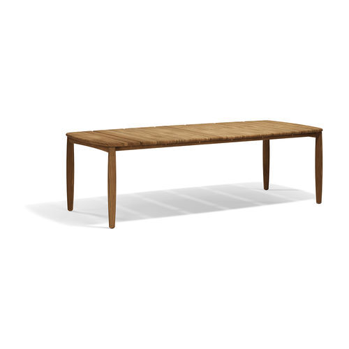 Tavolo da pranzo contemporaneo - Fusta - VONDOM - in teak / da esterno / per esterni
