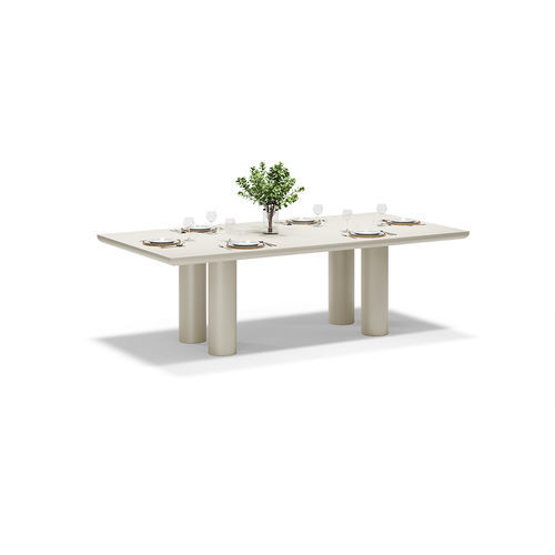 Tavolo da pranzo moderno - GUM/MEL - VONDOM - in alluminio laccato / rettangolare / per uso residenziale