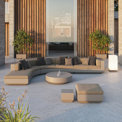 Divano modulare - VELA - VONDOM - a semicerchio / contemporaneo / da giardino