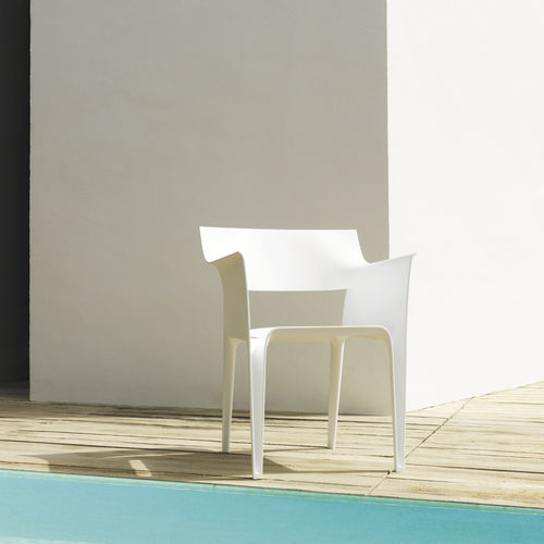 Sedia contemporanea - HIDRA - VONDOM - da esterno / in polipropilene / in fibra di vetro