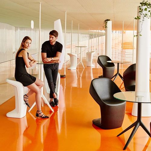Sedia design originale - UFO  - VONDOM - da esterno / da interno / in polietilene