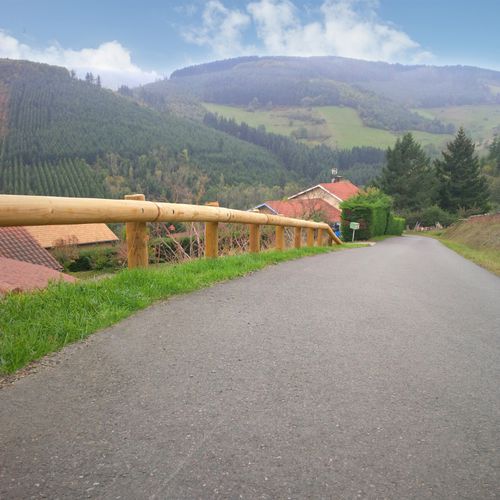 Barriera stradale in legno - DURAPIN - PIVETEAU BOIS - per strada