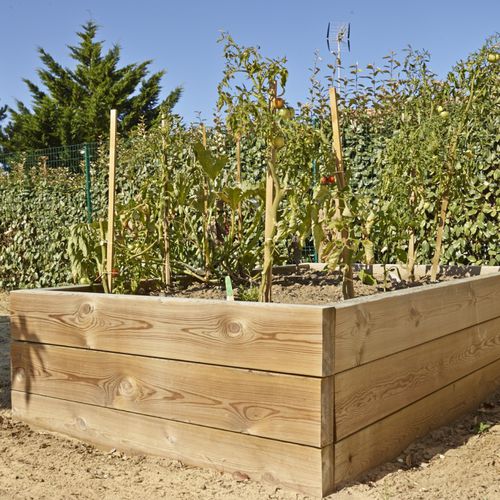 Fioriera in legno - DURAPIN - PIVETEAU BOIS - rettangolare / classica / per spazi pubblici