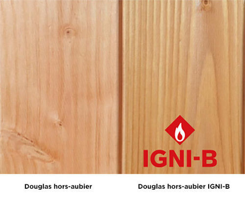 Lastra di paramento in douglas - IGNI-B - PIVETEAU BOIS - per interni / per facciate / per esterni