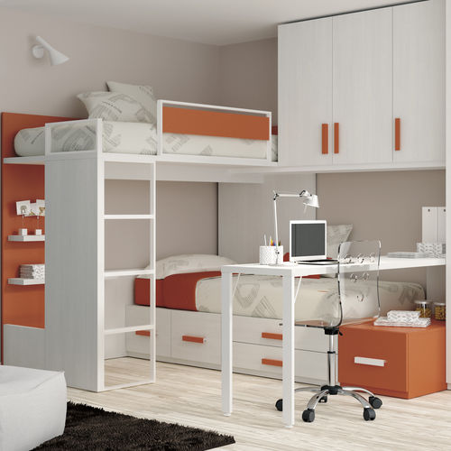 Letto a castello ad angolo - TOUCH 44 - ROS 1 S.A. - singolo / contemporaneo / per bambini (unisex)