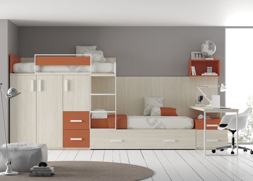 Letto a castello - TOUCH 48 - ROS 1 S.A. - singolo / contemporaneo / per bambini (unisex)