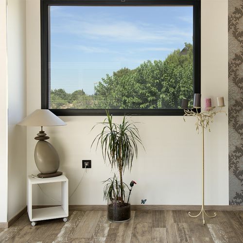 Finestra in alluminio - ESPACE® 50 TH - INSTALLUX - basculante / fissa / a soffietto