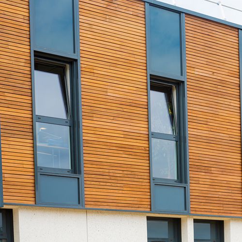 Finestra in alluminio - ESPACE® O.C. 70 TH - INSTALLUX - a battente / fissa / a soffietto