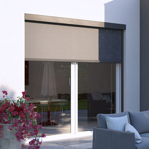 Tenda avvolgibile a rullo con cassonetto - VIZION® - Roche Habitat - per finestra / in tela / da esterno