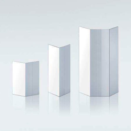Pannello in vetro con isolamento termico - ANGULAR BENT - SCHOTT AG - parafiamma / trasparente / levigato