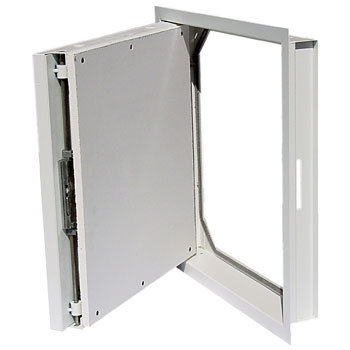 Sportello d'ispezione per parete - PF FD120 - Exitile - per soffitto sospeso / quadrato / in acciaio inossidabile