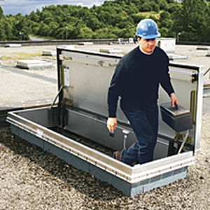 Botola per tetto - SSY-50TB - Bilco UK - rettangolare / in alluminio / con scale
