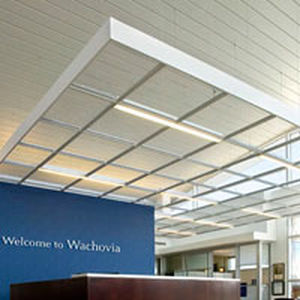 Controsoffitto in metallo - CUBEGRID™ - CHICAGO METALLIC CORPORATION - in pannelli / con griglia