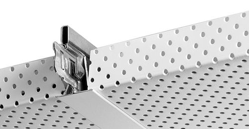 Controsoffitto in metallo - METALINE™ - CHICAGO METALLIC CORPORATION - a quadrotte / acustico / perforato