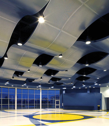 Controsoffitto in alluminio - AV3000 - Gordon - in pannelli / acustico / perforato