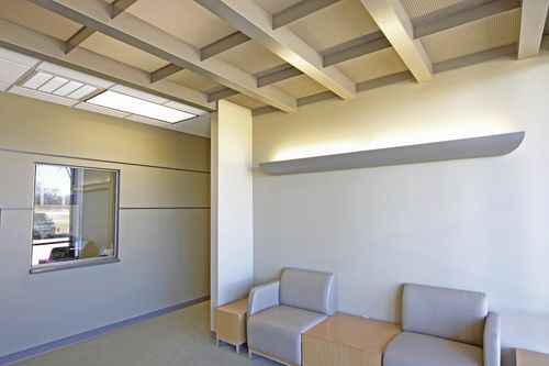 Controsoffitto in alluminio - BOLD BEAM - Gordon - in pannelli / ignifugo / con griglia