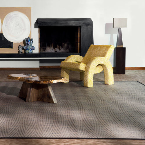 Tappeto contemporaneo - GRAPHIC - HERRINGBONE  - BOLON - con motivi geometrici / in poliestere / in PVC