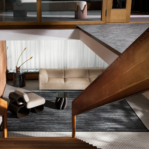 Tappeto contemporaneo - GRAPHIC - GRADIENT  - BOLON - a motivi / in poliestere / in PVC