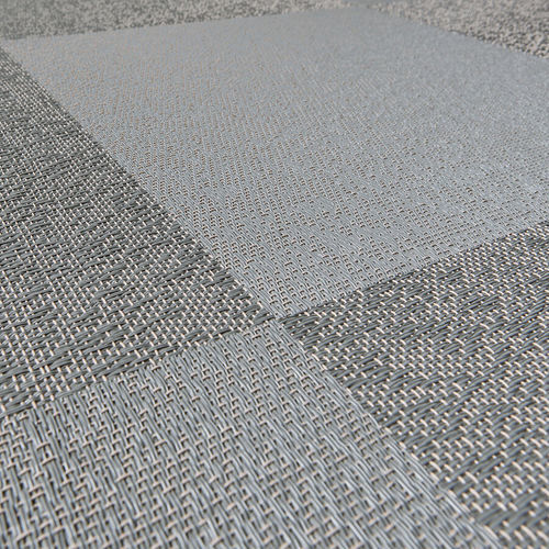 Moquette a quadrotte - GREYISH ROSE - BOLON - tessuta / in vinile / contract