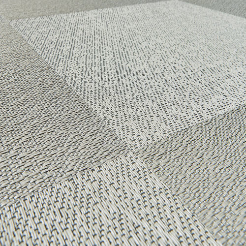 Moquette a quadrotte - NATURELLE CHROME - BOLON - tessuta / in vinile / a motivi