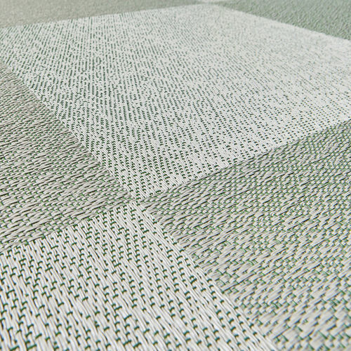 Moquette a quadrotte - NATURELLE GREEN - BOLON - tessuta / in vinile / contract