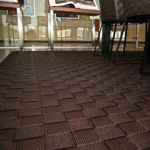 Tappeto contemporaneo - ELEGANCE : GRIT NET - NATURTEX - a tinta unita / in cotone / rettangolare