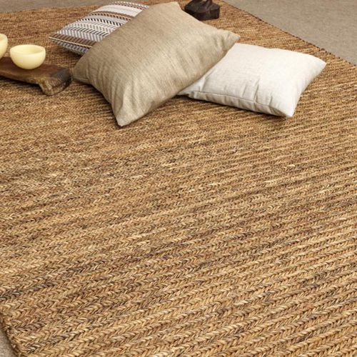 Tappeto contemporaneo - ETHNICS : SAMOA - NATURTEX - a tinta unita / in fibra di abaca / rettangolare
