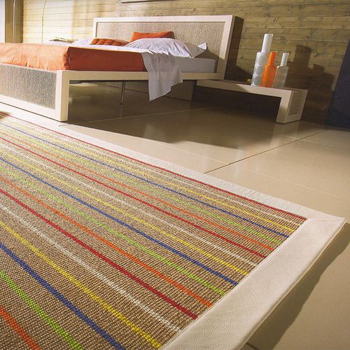 Tappeto contemporaneo - FUN : CHILI - NATURTEX - a righe / in sisal / rettangolare