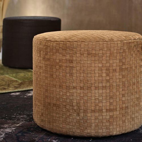 Pelle per arredamento naturale - BASKETWEAVE : A-1426 - NATURTEX - a tinta unita