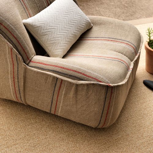 Tessuto da tappezzeria - NATURE SENSE : A-1816 - NATURTEX - per tende / a righe / in lino