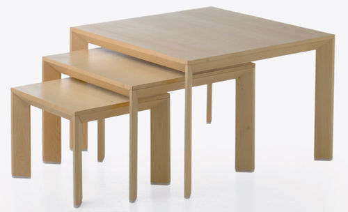 Tavolino estraibile contemporaneo - CHAMFER - KARL ANDERSSON - in rovere / in noce / in betulla