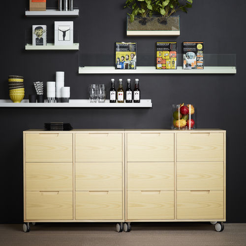 Cassettone contemporaneo - MAY - KARL ANDERSSON - in rovere / in frassino / in MDF