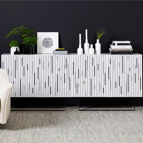 Credenza contemporanea - GUESS - KARL ANDERSSON - in legno / in acciaio