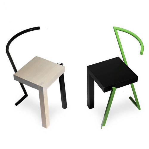 Sedia design originale - TANGO - KÄLLEMO - da interno / in legno / con 3 piedi